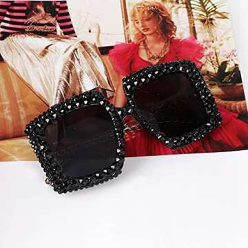 SP Sophia Collection Crystal Bling Rhinestone Sunglasses