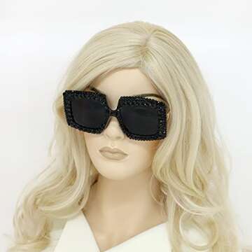 SP Sophia Collection Crystal Bling Rhinestone Sunglasses