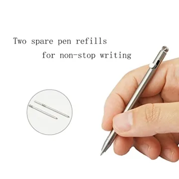 Compact YEEMO Mini Titanium EDC Pen with Keychain