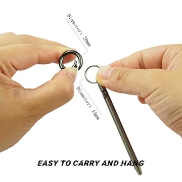 Compact YEEMO Mini Titanium EDC Pen with Keychain