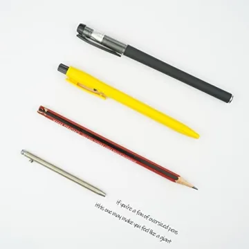 Compact YEEMO Mini Titanium EDC Pen with Keychain