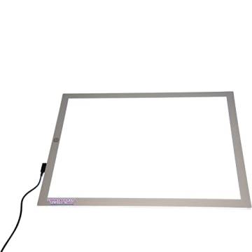Constructive Playthings Ultra Bright LED Light Panel - Interactive LED Learning Tool for All Ages, G...