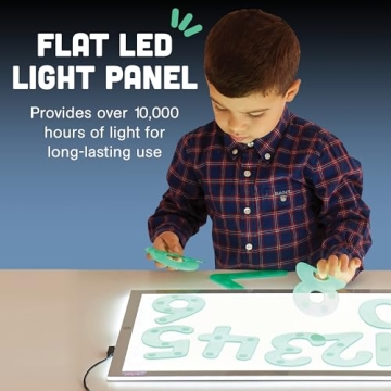 Constructive Playthings Ultra Bright LED Light Panel for Kids