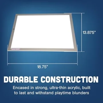 Constructive Playthings Ultra Bright LED Light Panel for Kids