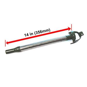 NATO Long-Nose Flexible Jerry Can Spout/Nozzle, Fits Wavian or VALPRO NATO Euro Military Spec Cans (Olive Drab)