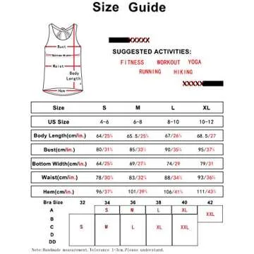 icyzone Built in Bra Workout Tank Tops for Women - Open Back Strappy Athletic Yoga Tops Exercise Running Gym Shirts (Denim, Medium)