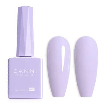 Lavender Purple Gel Nail Polish - High Gloss Finish