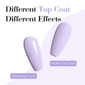 Lavender Purple Gel Nail Polish - High Gloss Finish