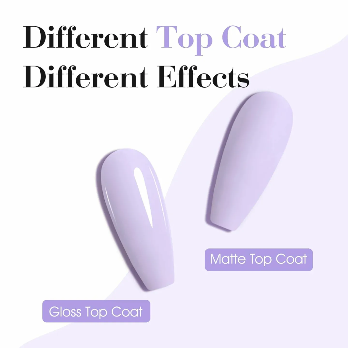 Lavender Purple Gel Nail Polish - High Gloss Finish