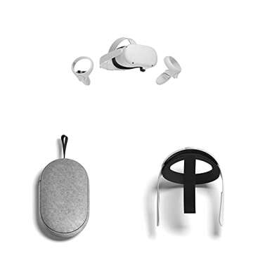 Meta Quest 2 — Advanced All-In-One Virtual Reality Headset — 128 GB with Carrying Case and Elite...