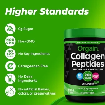 Orgain Hydrolyzed Collagen Peptides Powder for Health