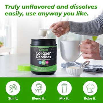 Orgain Hydrolyzed Collagen Peptides Powder for Health