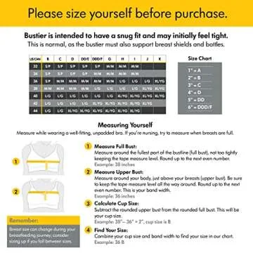 Medela Women's Hands-Free Pumping Bustier, Black, Medium