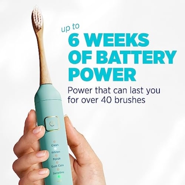 Lumineux Bamboo Electric Toothbrush for Sensitive Teeth