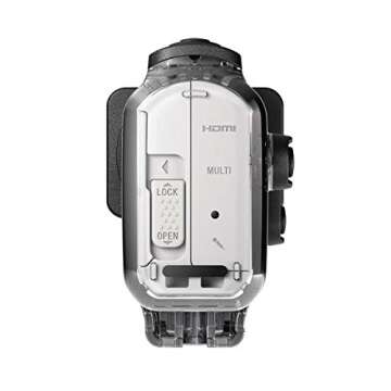 Sony HDRAS300/W HD Recording, Action Cam Underwater Camcorder, White