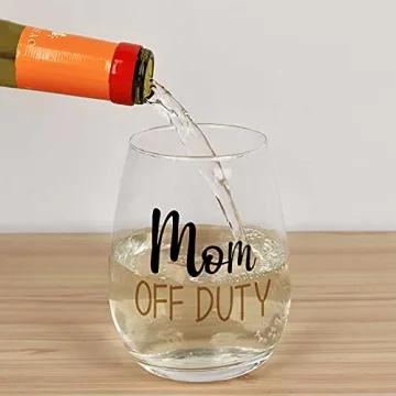 Dad & Mom Off Duty Glass Set - Perfect for New Parents
