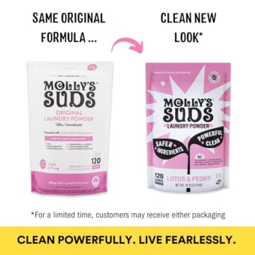 Molly's Suds Eco-Friendly Sensitive Skin Laundry Detergent Powder