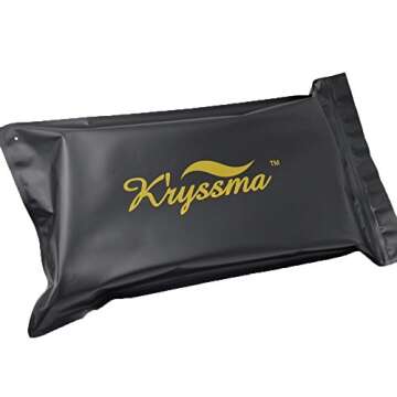 K'ryssma® Platinum Blonde Glueless Synthetic Hair Lace Front Wigs Long Natural Straight Half Hand Tied Replacement Full Wig For Women Heat Friendly 22inch