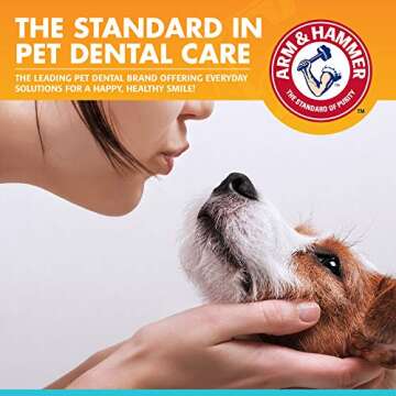 Arm & Hammer for Pets Fresh Breath Kit for Dogs | Contains Toothpaste, Toothbrush & Fingerbrush | Reduces Plaque & Tartar Buildup | Safe for Puppies, 3-Piece Kit, Vanilla Ginger Flavor