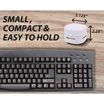 Travigo Cordless Desktop Vacuum Cleaner for Easy Cleanup