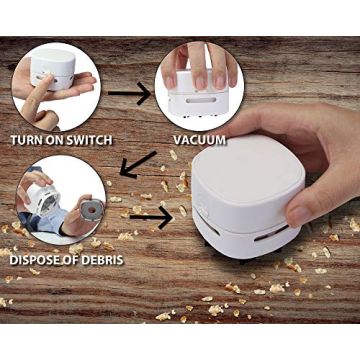 Travigo Cordless Desktop Vacuum Cleaner for Easy Cleanup