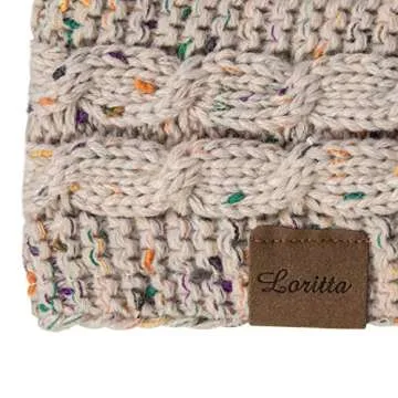 Loritta Womens Ear Warmers Stylish Fleece Lined Headbands