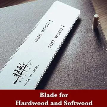 SUIZAN Flush Cut Saw - Premium Japanese Pull Saw for Woodworking