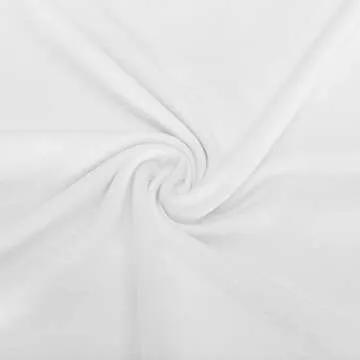 OThread & Co. Women's Basic Crop Tops Stretchy Casual Scoop Neck Cap Sleeve Shirt (Large, White)