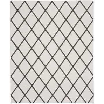Nourison Feather Soft Trellis Rug - Stylish & Easy-Clean