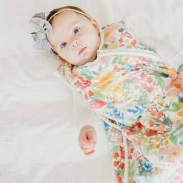 Copper Pearl Sleep Sack: Warm and Cozy Baby Bag in a Variety of Trendy Designs, Safe Alternative to Blankets, Sleeveless Baby Sleep Sack Swaddle Sizes Newborn to 24 Months - Lark