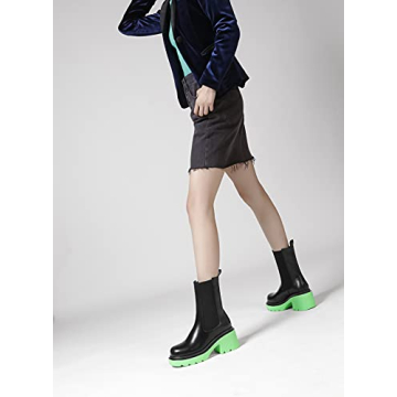 Vivianly Women's Chelsea Boots Stylish Casual Footwear