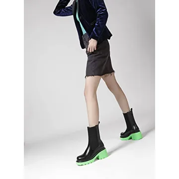 Vivianly Women's Chelsea Boots Stylish Casual Footwear