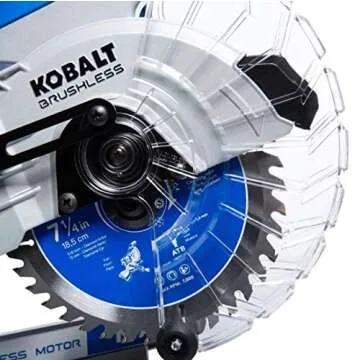 Kobalt 7-1/4-in 24-Volt Max Dual Bevel Sliding Saw