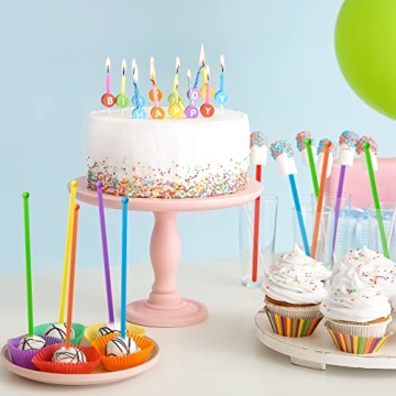 100 Colorful Plastic Swizzle Sticks for Every Occasion