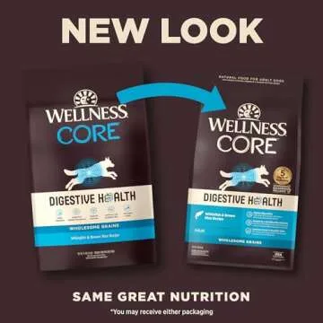 Wellness CORE Digestive Health Dry Dog Food, Wholesome Grains, Natural, Ingredients for Dogs with Se...