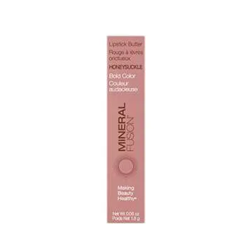 Mineral Fusion Lipstick Butter, Honeysuckle - Hydrating Color and Glossy Shine