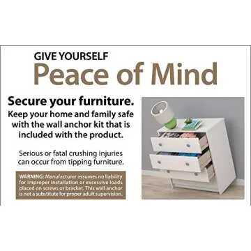 CosmoLiving Camila 5 Shelf Bookcase - Chic White Style