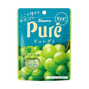 "Pure Gummy" Assortment 2.0oz 4types Japanese Gummy Candy Ninjapo