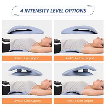 RESTCLOUD Lower Back Stretcher for Pain Relief