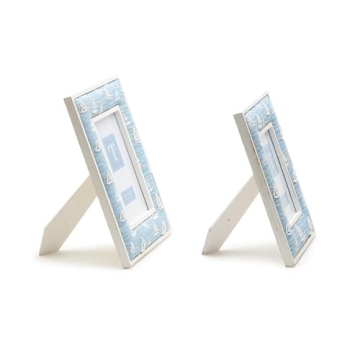 Two's Company Hand-Beaded Sailboat Photo Frames Set