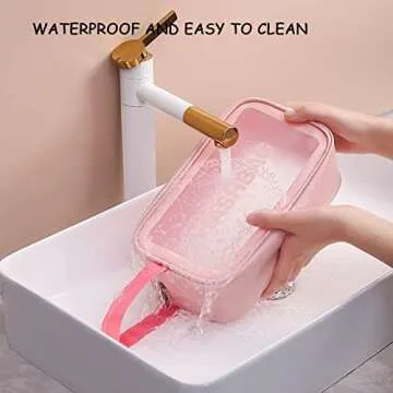 Translucent Waterproof Travel Toiletry Bag Set for All