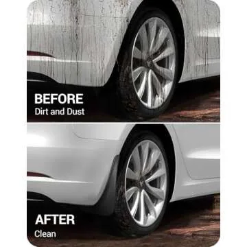 BASENOR Mud Flaps for 2017-2023 Tesla Model 3