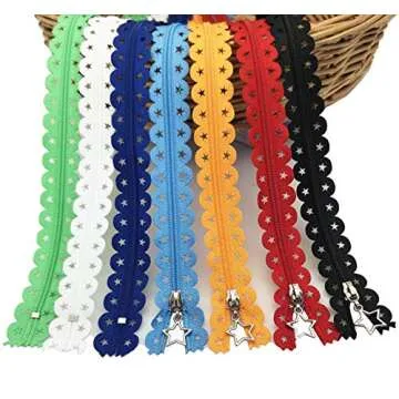 Durable 16-Inch Nylon Zippers - 30Pcs for Crafting & Sewing
