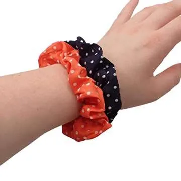 Topkids 2pcs Satin Scrunchies: Fashionable Hair Accessories