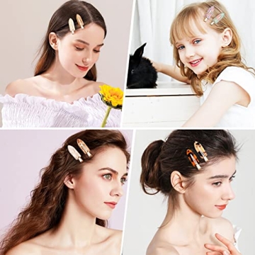 KesaPlan 10PCS No Bend Hair Clips for Stylish Women