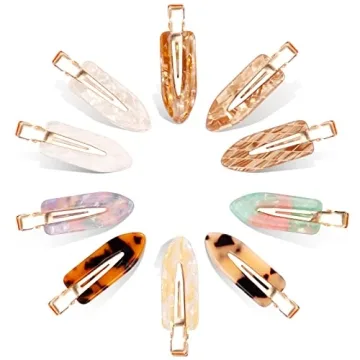 KesaPlan 10PCS No Bend Hair Clips for Stylish Women