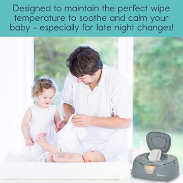 Hiccapop Baby Wipe Warmer | Keep Wipes Warm & Moist