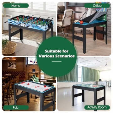 Goplus 14-in-1 Multi Game Table for Family Fun & Entertainment