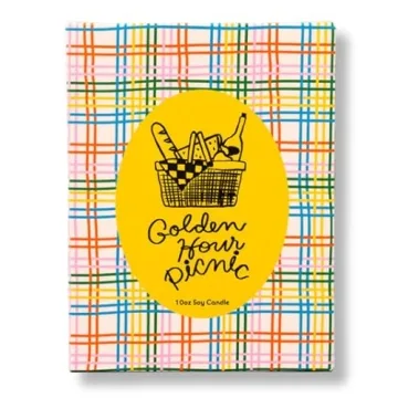 ban.do Fresh Linen Scented Candle Elegant Ceramic Vessel