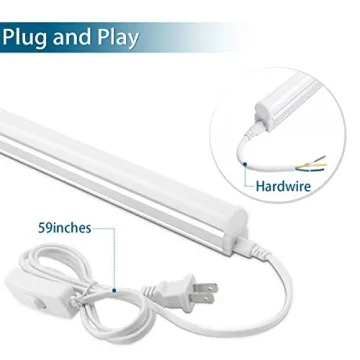 Barrina T5 LED Shop Light 6 Pack - Bright and Energy Efficient